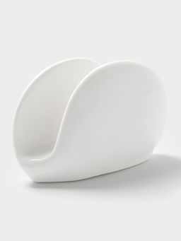 Салфетница Hanna Knövell, 11.2 см, h=8 см, фарфор, белая