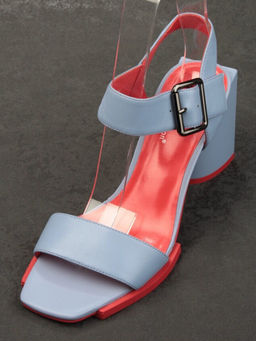 08-E46F-65JV LT. BLUE Босоножки женские (натуральная кожа)