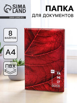 Папка для семейных документов Docs, 8 файлов А4