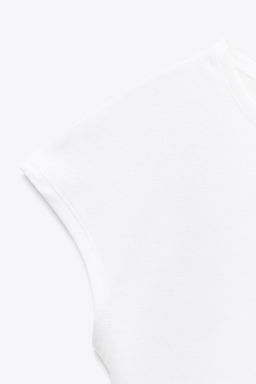 COTTON MODAL CROP T-SHIRT - Zara фото 18