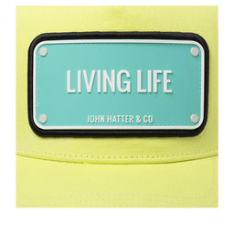 Бейсболка JOHN HATTER арт. R-1085-U00 Living Life (желтый)  фото 4