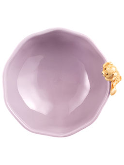 Салатник 650 мл 17*15*9,5 см Медвежонок фарфор, лавандовый - Elan gallery фото 5