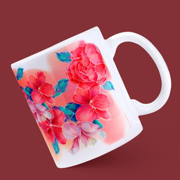 Кружка керамическая с сублимацией 8 марта, 320 мл