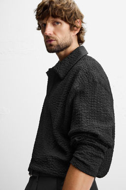 TEXTURED JACQUARD POLO SHIRT - Zara фото 6