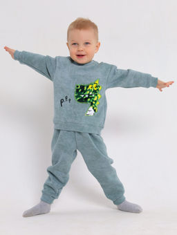 Костюм для мальчика с начесом Футер - Оптима фото 7