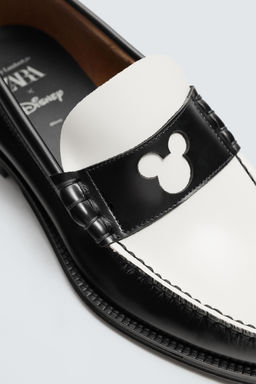LEATHER PENNY LOAFERS HARRY LAMBERT FOR ZARA X DISNEY  фото 6