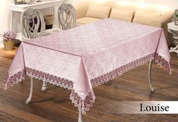 Скатерть EFOR LOUISE 160x220 пудровый