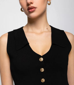 Жилет #КТ103 (7), чёрный