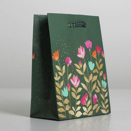 Цена за 2 шт. Пакет подарочный ламинированный, упаковка, «Цветы», S 12 х 15 х 5.5 см