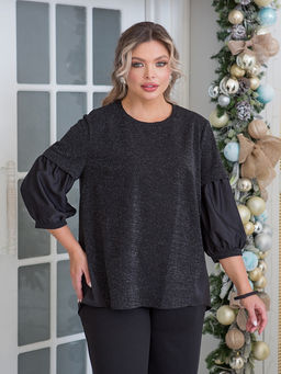 Блузка 1319-1 черный