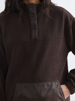 Dik Yaka Kad?n Polar Sweatshirt