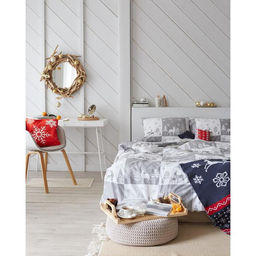 Постельное белье LoveLife евро New year forest 200*217см,240*225см,50*70см-2шт  фото 13