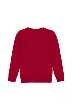 U. S. Polo Assn Красный базовый свитер с круглым вырезом для девочек - U.s. polo assn фото 5