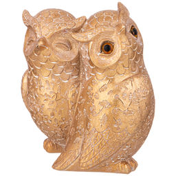 ФИГУРКА ДЕКОРАТИВНАЯ СОВЫ 13,2*11*15,5 СМ - Lefard фото 3