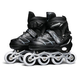 Ролики детские, размер M ( цвет черный)