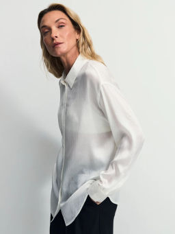 Базовая атласная блузка / Zarina