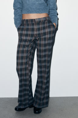 CHECK TROUSERS - Zara фото 7