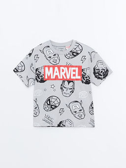 Marvel Bask?l? Erkek ?ocuk Ti??rt ve ?ort 2li Tak?m