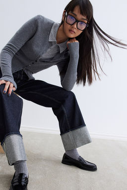 Baggy Wide Low Jeans - H&m фото 4