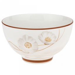 "Анемоны" Пиала фарфоровая 500мл, д12,8х7,6см, с деколью, отводка (Китай)