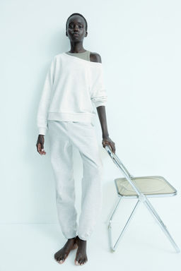 Sudadera off-the-shoulder - H&m фото 2