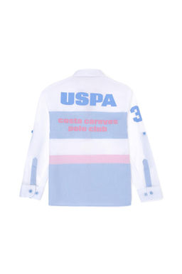 U. S. Polo Assn Синяя рубашка с длинным рукавом для мальчика - U.s. polo assn фото 6