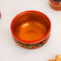 Салатник деревянный хохлома «Малый», 11×6 см