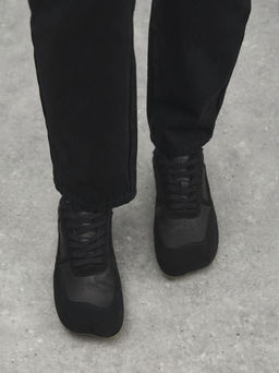 Женские кеды MM6 MAISON MARGIELA SNEAKERS Артикул 4669971, черный  фото 6