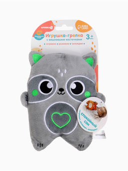 Игрушка грелка от колик «Енот», вишнёвые косточки