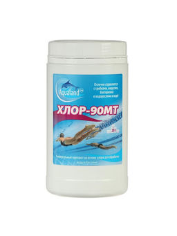 Дезинфицирующее средство Aqualand Хлор-90МТ, таблетки 20 г, 1 кг