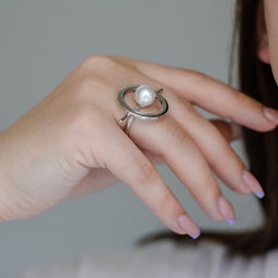 Кольцо Арт. 3V-3375-W - MyGemma фото 2