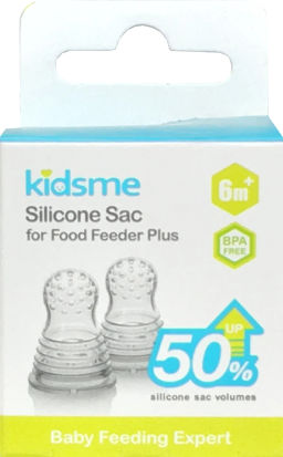 Kidsme / Насадка сменная для Фуд Фидера ниблера Плюс размер XL 6 мес+ 2 шт