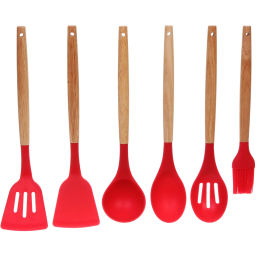 Набор кухонных принадлежностей 12шт "Felicita" красный