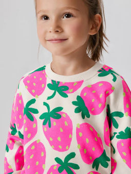 ACOOLA / Джемпер детский для девочек Carife_sw молочный фото 4