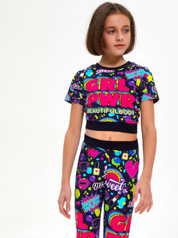 Костюм "Soft Girl ",лилово-синий