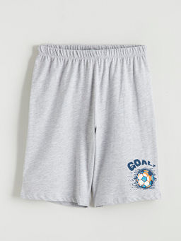 Bask?l? Erkek ?ocuk Pijama ?ort