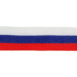 Медаль призовая 002 диам 5 см. 2 место, триколор. Цвет сер. С лентой - Командор фото 4