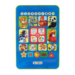 Обучающий музыкальный планшетик «Мои первые знания», работает от батареек