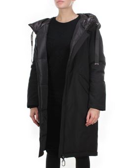 2238 BLACK Пальто женское зимнее AKIDSEFRS (200 гр. холлофайбера) - Fashion фото 7