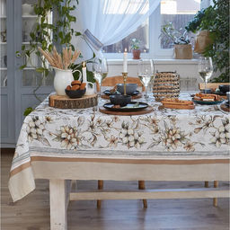 Скатерть «Этель» Floral mood, 220×147 см, 100 % хлопок, репс 210 г/м²