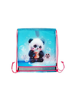 Мешок для обуви deVENTE на шнурке, с сеткой, принтом, размер 47×1×40 см, голубой