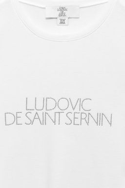 SHINY TEXT T-SHIRT LUDOVIC DE SAINT SERNIN x ZARA  фото 8
