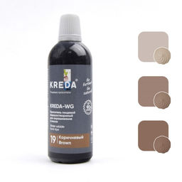 Краситель пищевой Kreda-WG 19 водорастворимый коричневый, 100 г