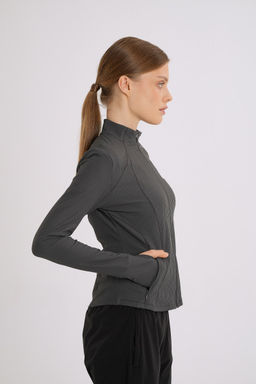Олимпийка Серый ANTA RUNNING Knit Track Top  фото 3