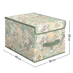 Короб стеллажный с крышкой, большой, 30*40*25 см Valiant  фото 69