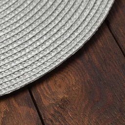 Салфетка сервировочная «Доляна. Классика», серая, d=38 см