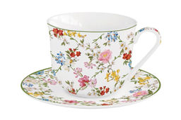 Чашка с блюдцем Сад мечты, 0,37 л - Easy life фото 2