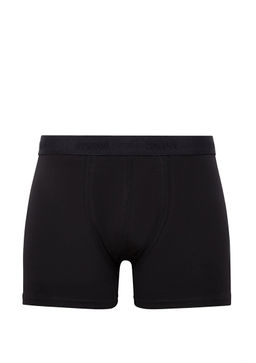 3lu Siyah Basic Boxer Seti - Mavi фото 2