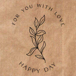 Цена за 50 шт. Пакет бумажный фасовочный, упаковка, крафт, «Ветки» 14 х 30 х 6 см без окна