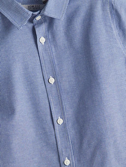 K?sa Kollu ?izgili Erkek ?ocuk G?mlek